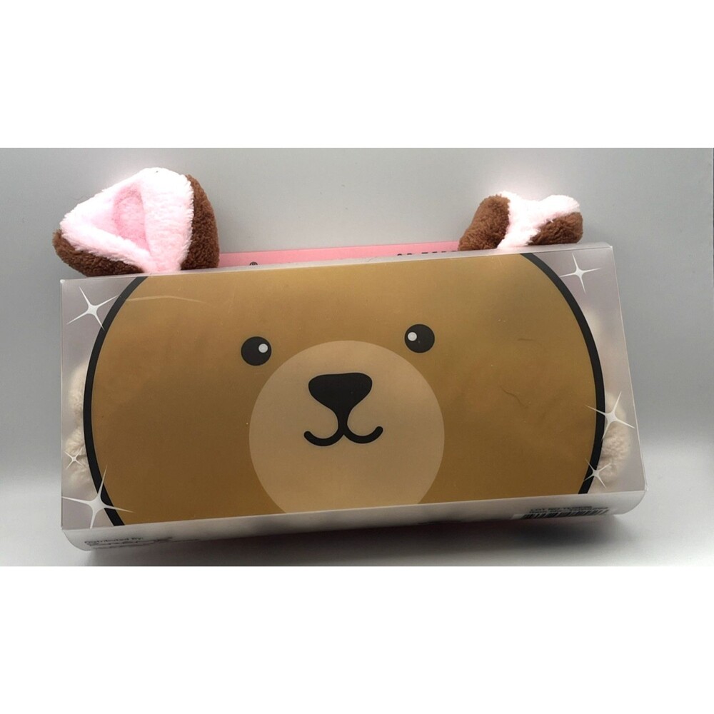 The Creme Shop 3d Teddy Headyband Bear Plushie Spa Headband NEW